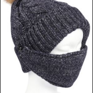 Beanie and mask set in Black NWT